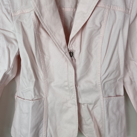 ✨3/$25✨ CITY DKNY Pink Corduroy Blazer Jacket - 8 - Picture 4 of 7